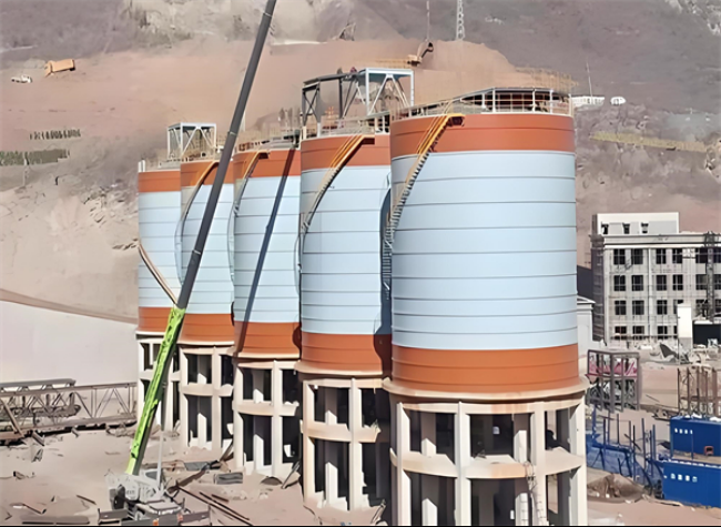 鄄城高架钢板仓